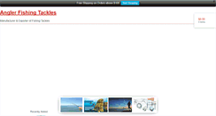 Desktop Screenshot of anglerfishingtackles.com